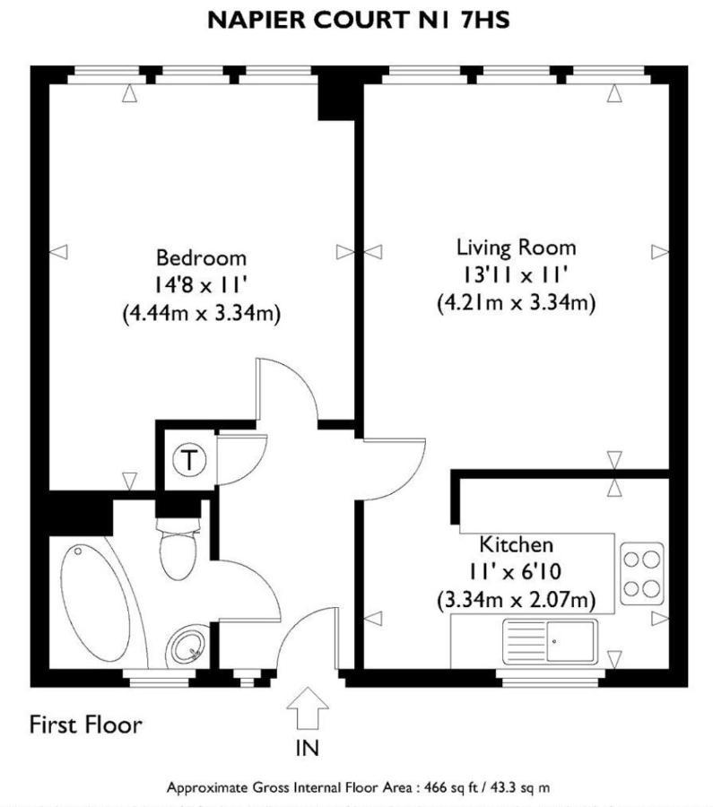 1 Bedroom Flat Close To City With Free Parking Arrangement London Exterior photo